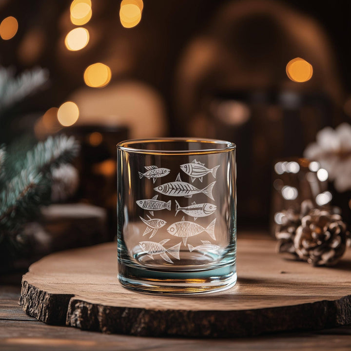 School of Fish Glasses: Stemless Wine