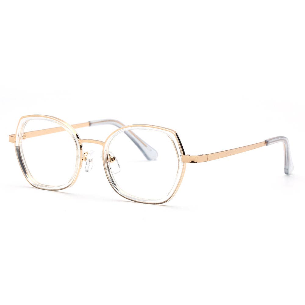 MELISSA | Gold Frame /  Clear Accent: 2.00