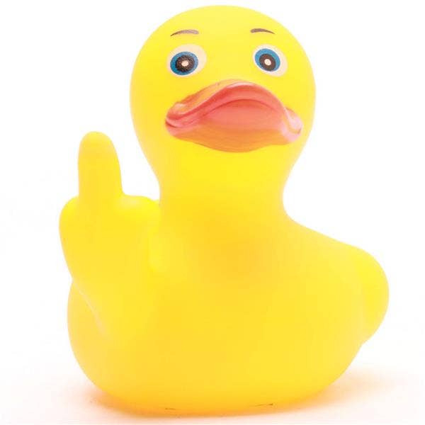 Duck You Rubber Duck - Middle Finger Rubber Duck