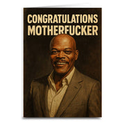 Congratulations Motherf--ker Greeting Card: Card & Envelope Only