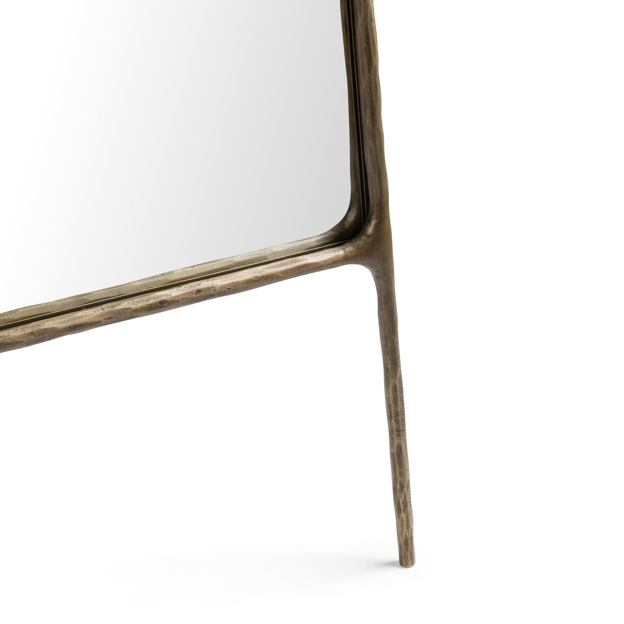 Cove - Mirror - Molten Brass