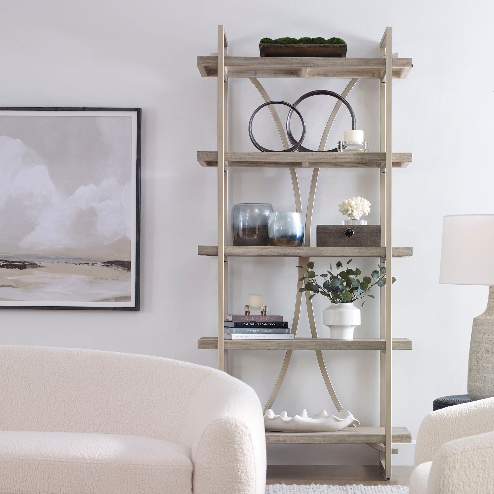 Sway - Etagere - Soft Gray