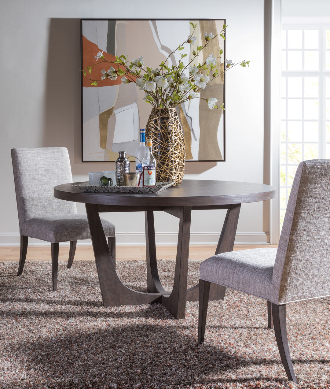 Cohesion Program - Madox Fabric Upholstered Side Chair - Gray