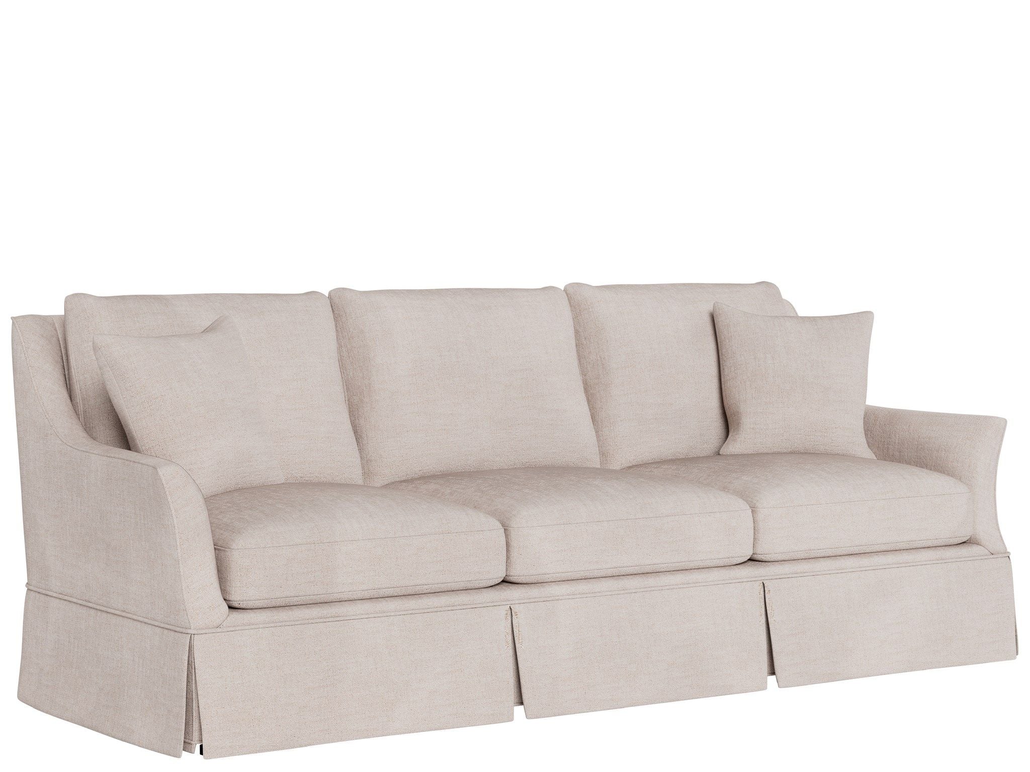 Henri - Skirted Sofa, Special Order - Beige