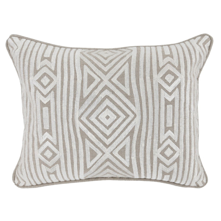 Intrigue - IN Raleigh Pillow - Natural / Ivory