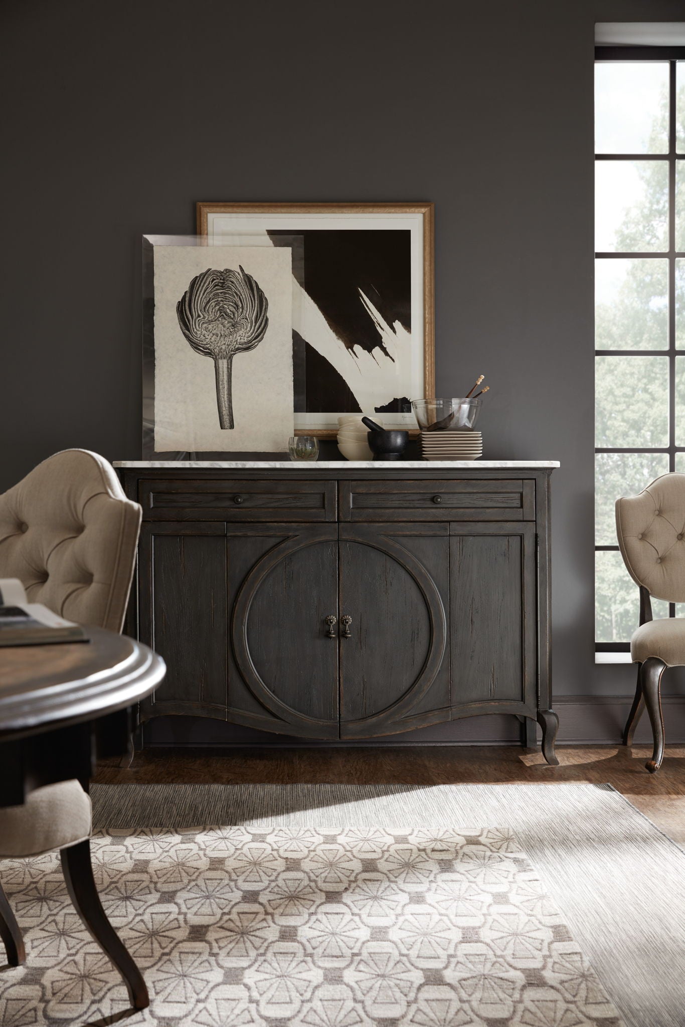 Melange - Arabella 4-Door Two-Drawer Credenza