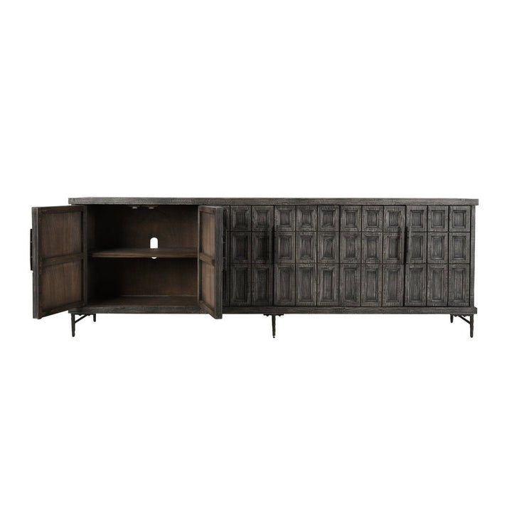 Willmark - 6 Door Iron Leg Sideboard