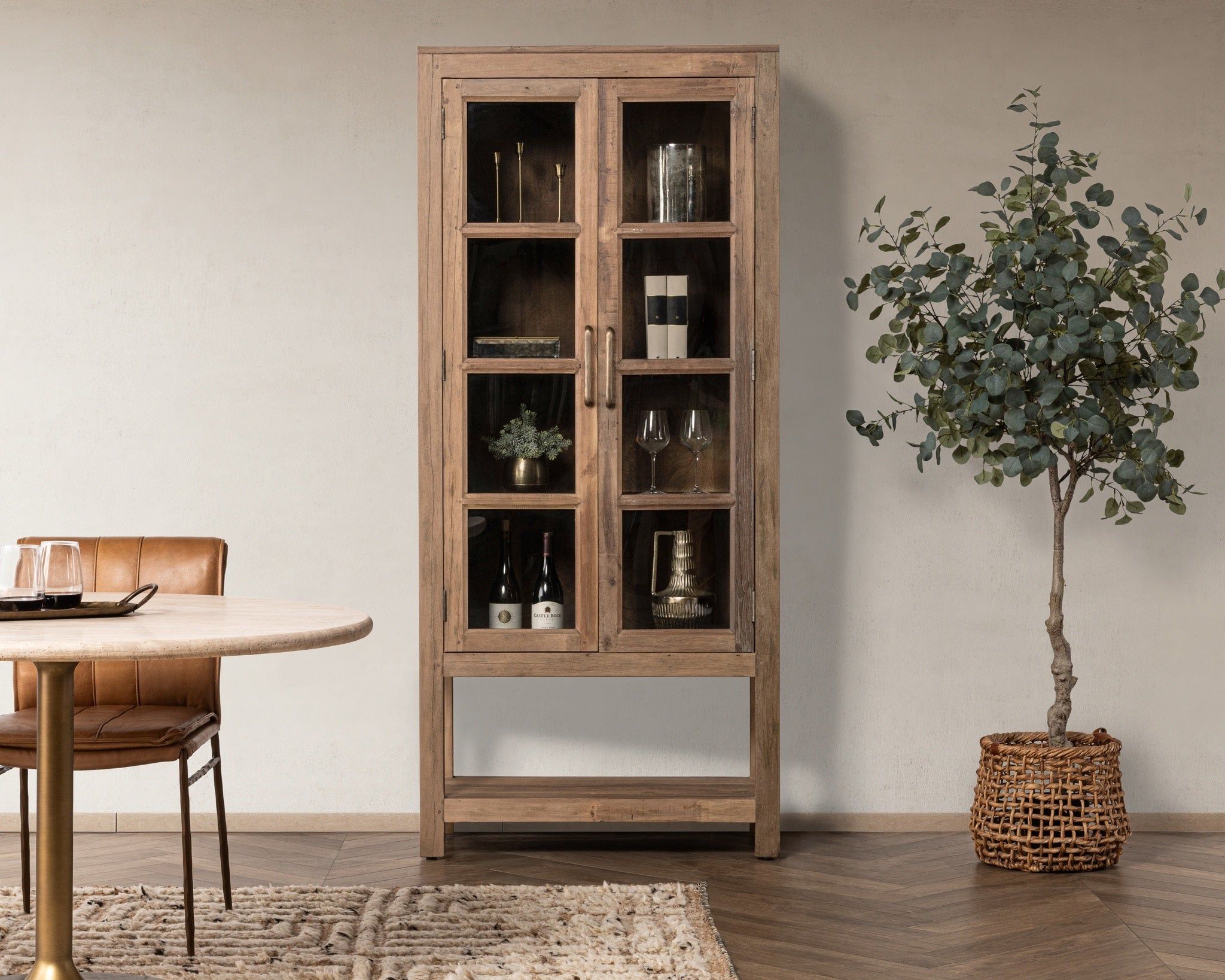 Kharga - Tall Cabinet - Natural