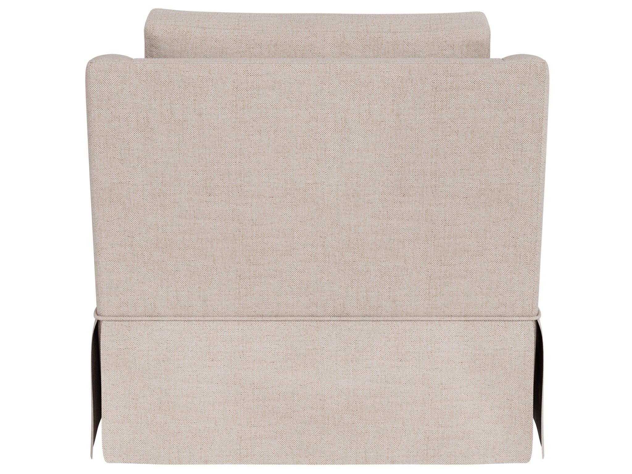 Asher - Skirted Swivel Chair, Special Order - Beige