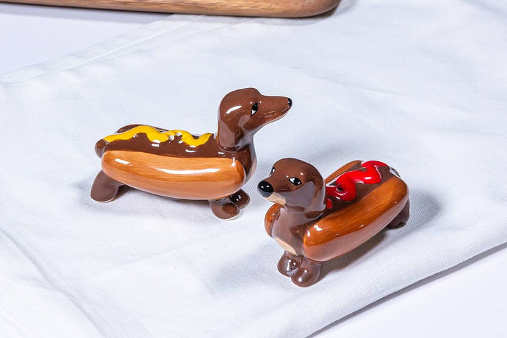 Dachshunds in Hot Dogs S&P-4"L-1720