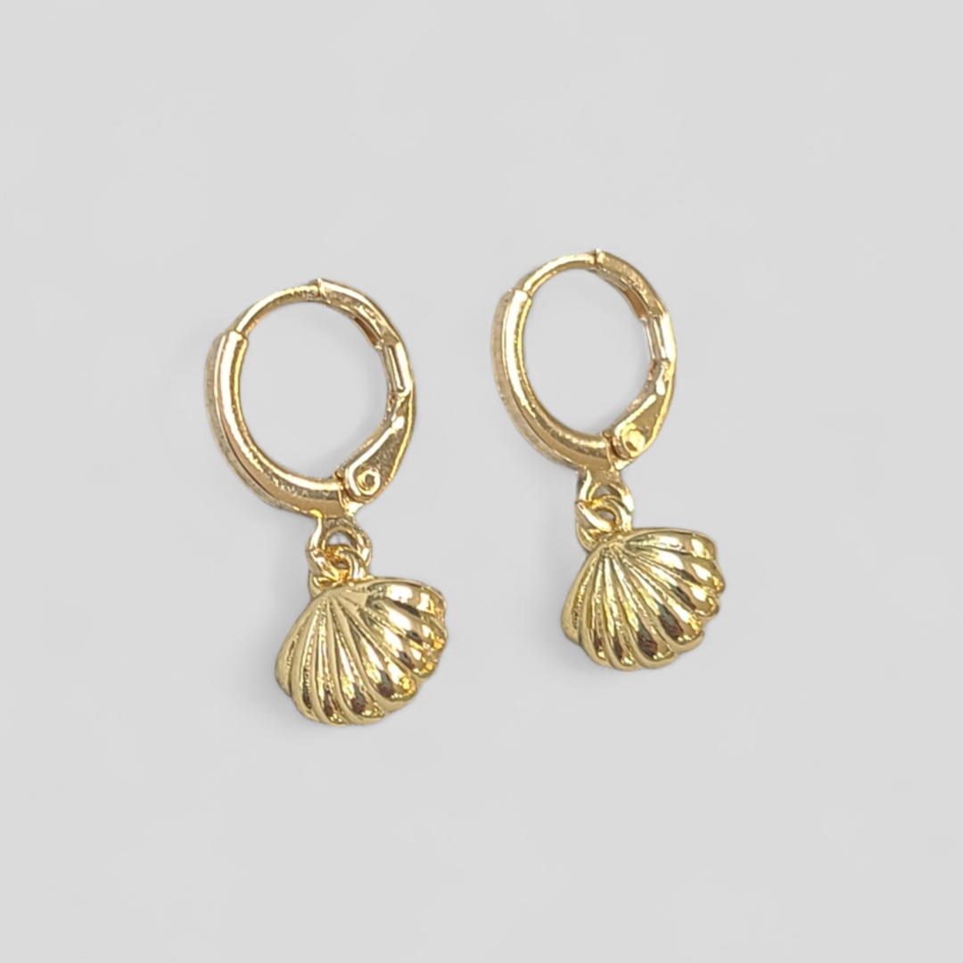 Oyster Mini Hoop Earrings
