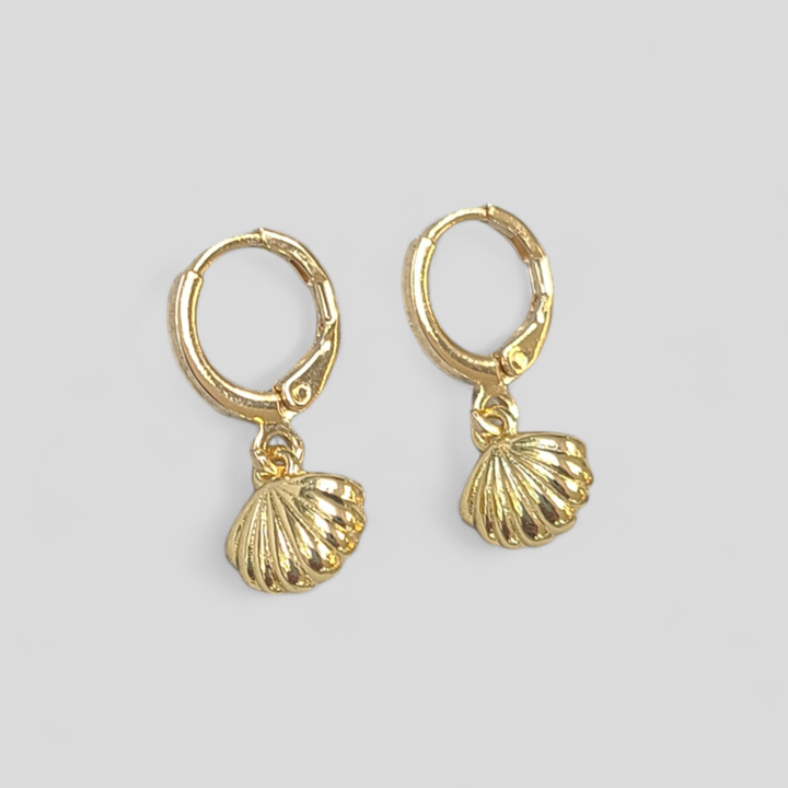 Oyster Mini Hoop Earrings