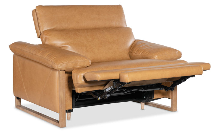 Jericho - Power Recliner With Power Headrest - Brown