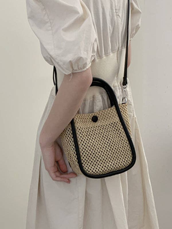 Original Creation Weave Bags Accessories: BROWN / One_size