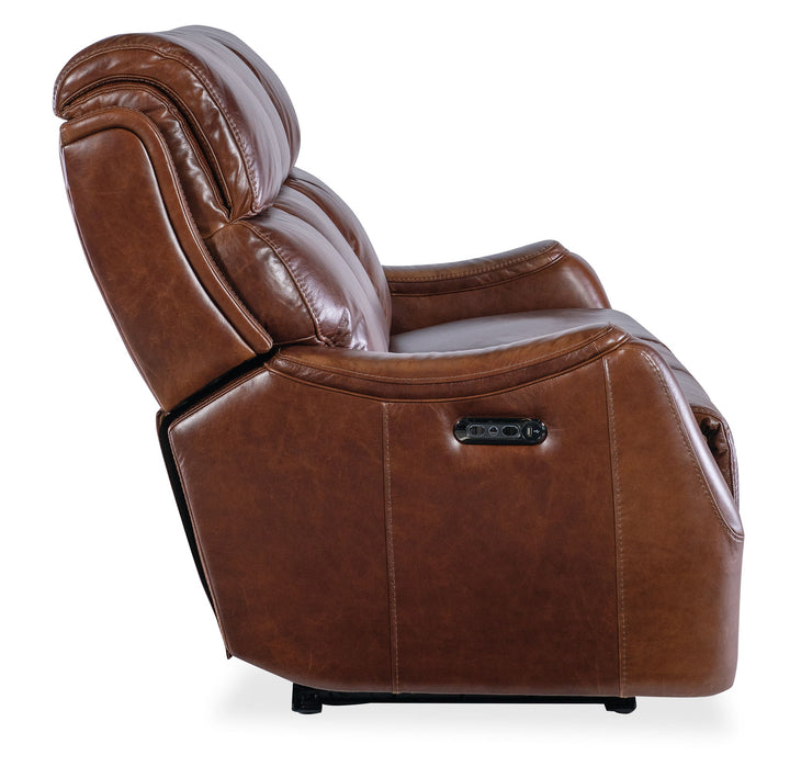 Harlan - Zero Gravity Power Sofa With Power Headrest - Dark Brown