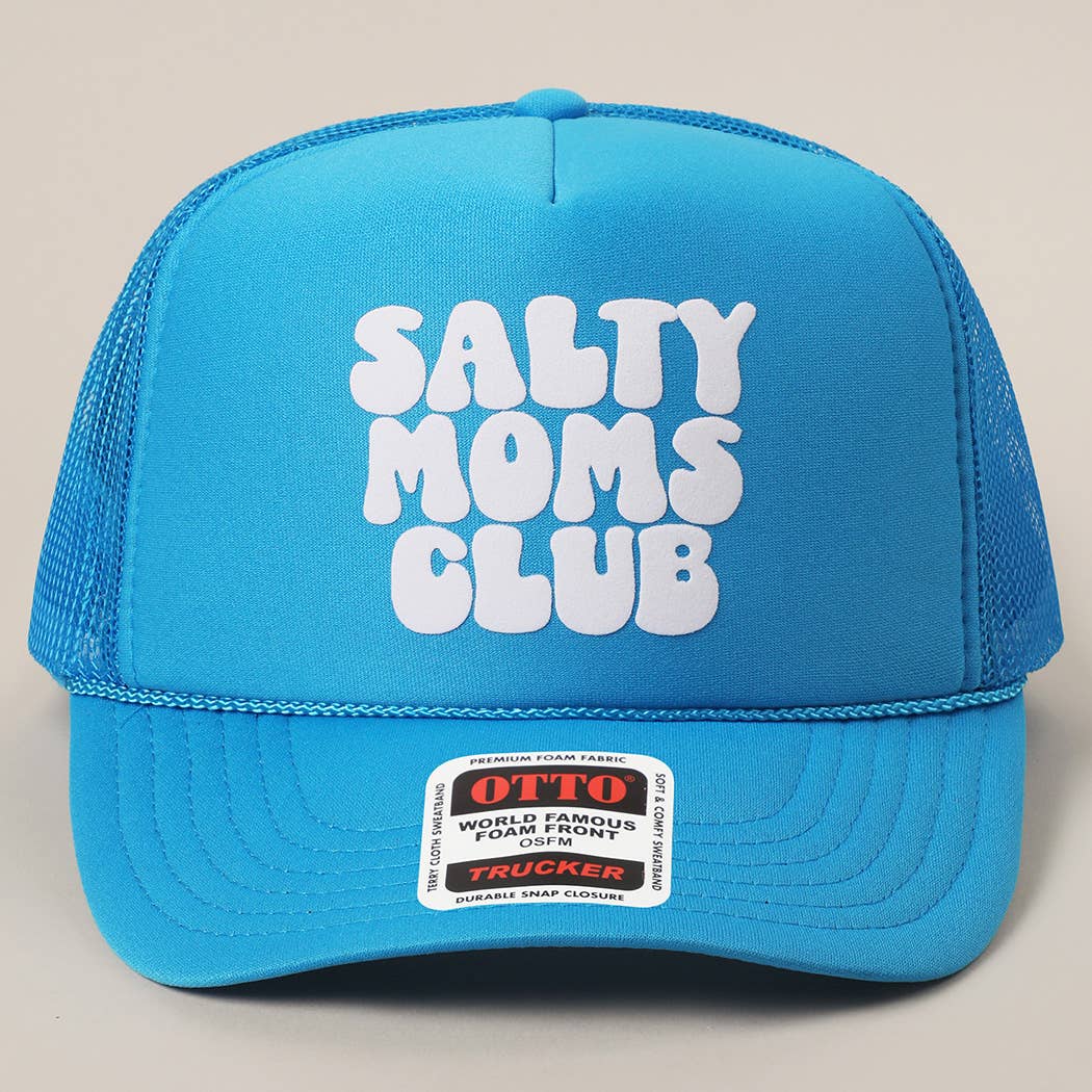 Salty Moms Club Printed Mesh Back Trucker Hat