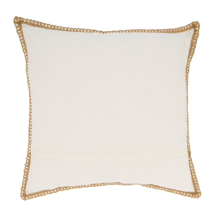 Sandy Shores Seashells Throw Pillow: Blue / Cover Only / 20"