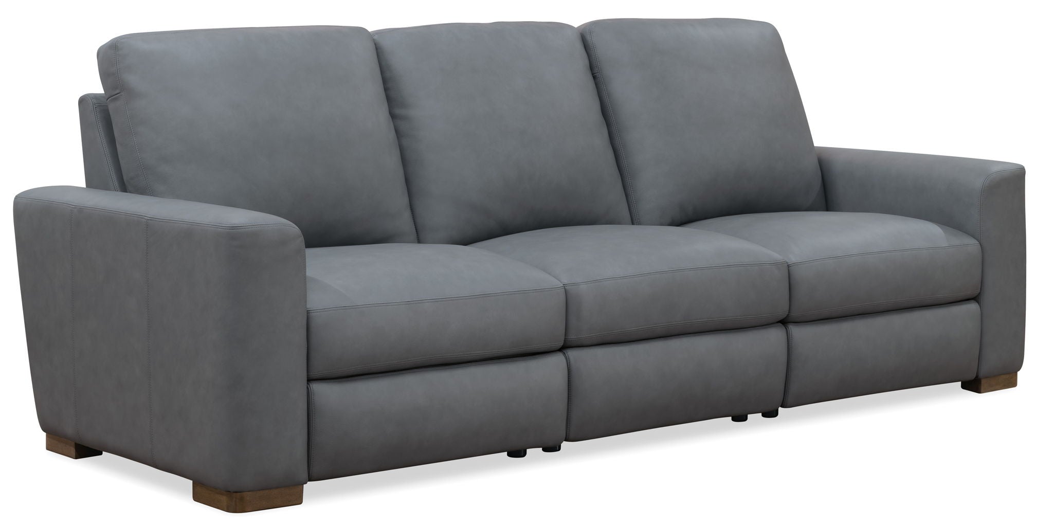 MS - Optimus Three Seat Power Sofa - Dark Gray