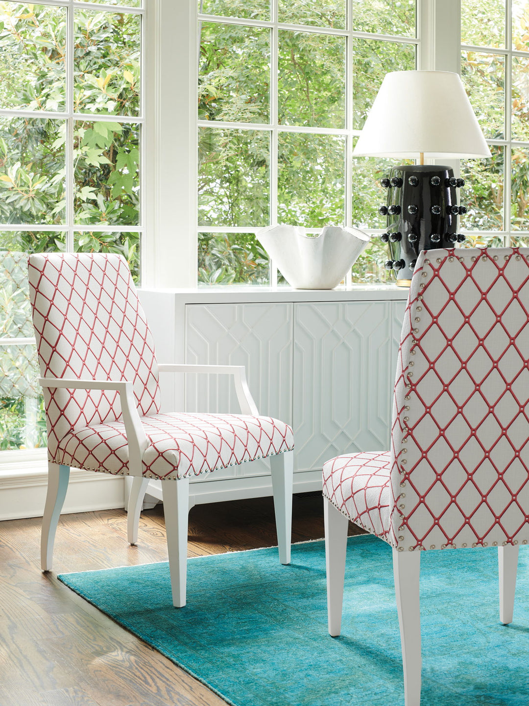Avondale - Fabric Darien Upholstered Side Chair - Red