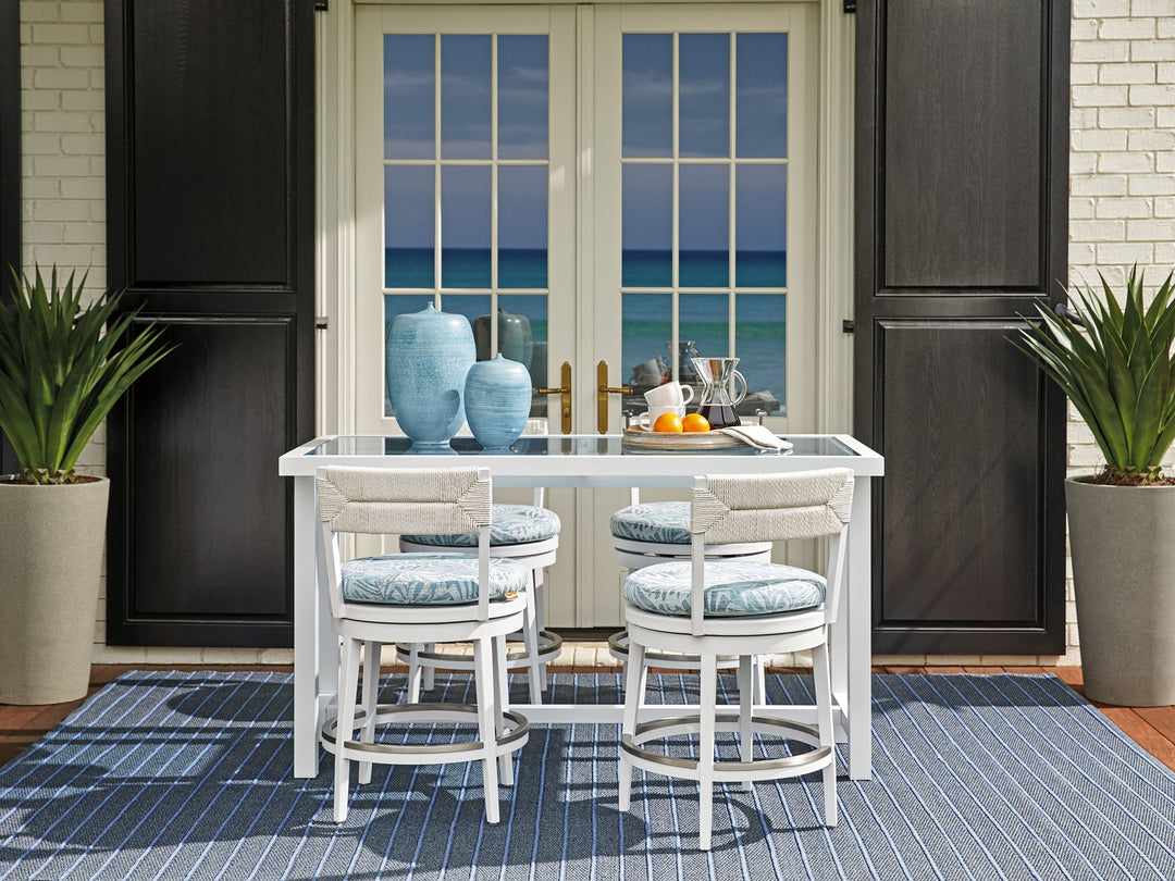 Ocean Breeze Promenade - Bistro Table - White