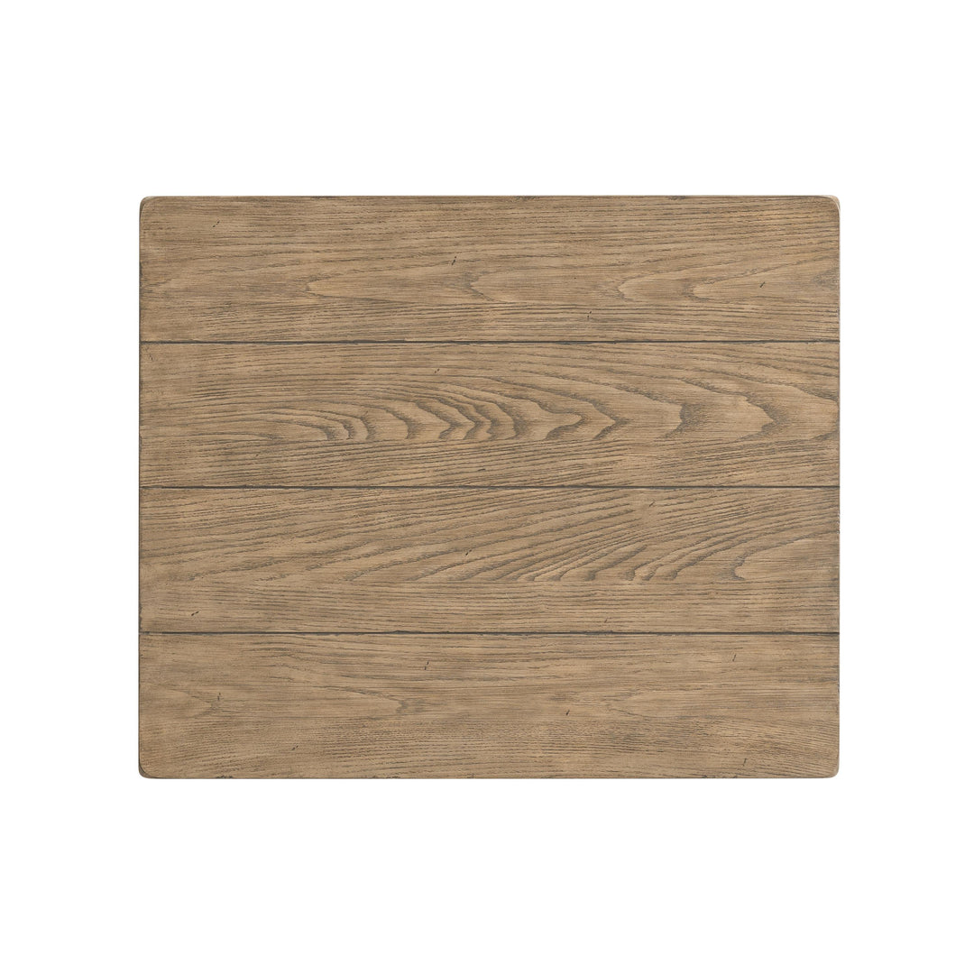 Barrington Two Tone - Side Table - Antique Oak / Matte Black