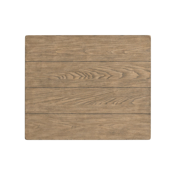Barrington Two Tone - Side Table - Antique Oak / Matte Black