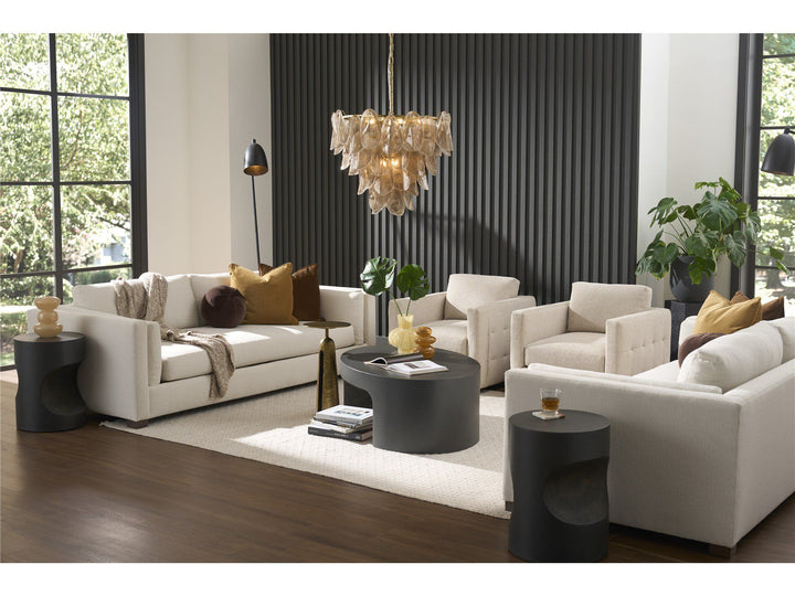 Modern - Concrete Side Table - Black