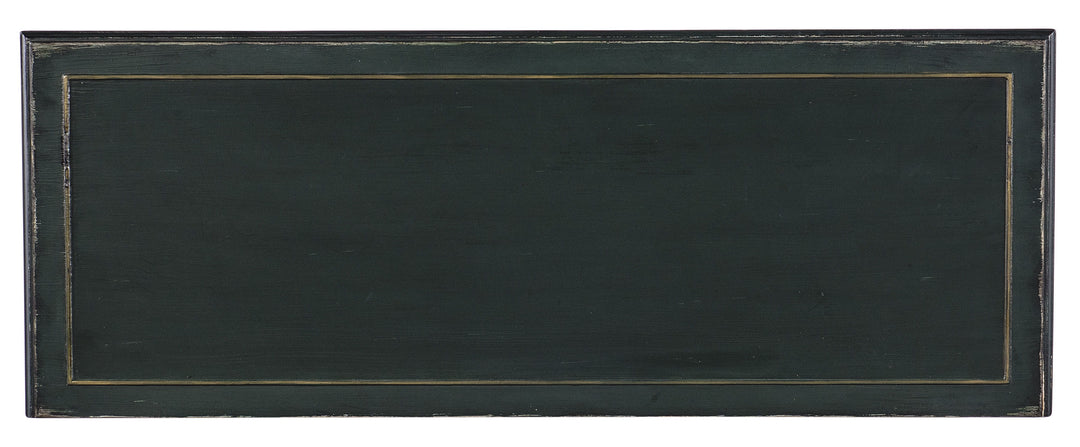 Charleston - Five-Drawer Console Table - Dark Green