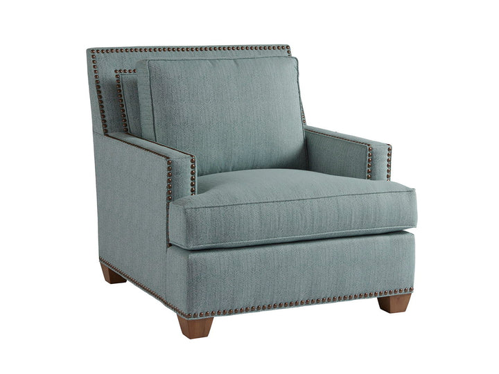 Barclay Butera Upholstery - Morgan Chair - Light Blue