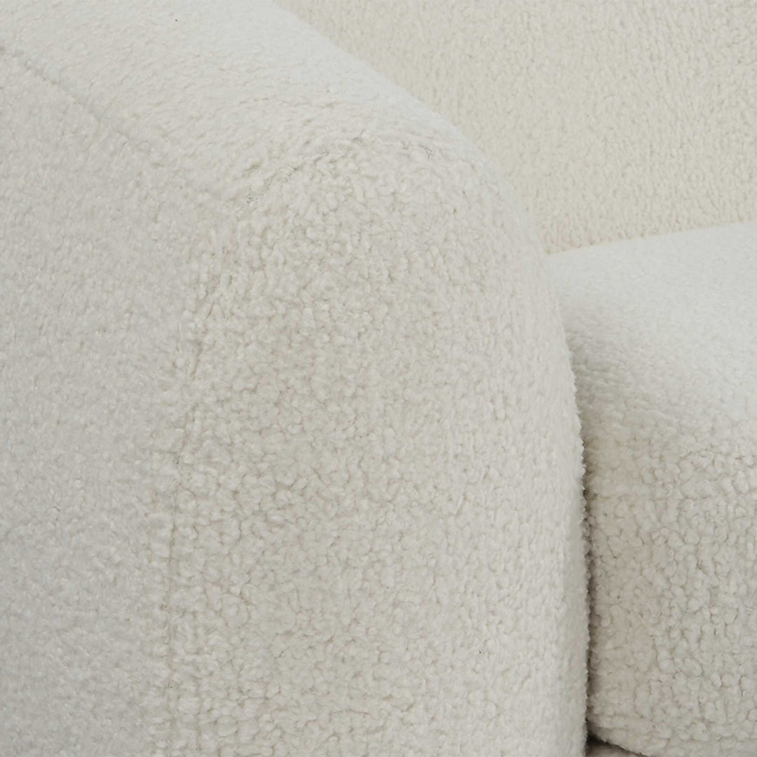 Capra - Art Deco White Sofa