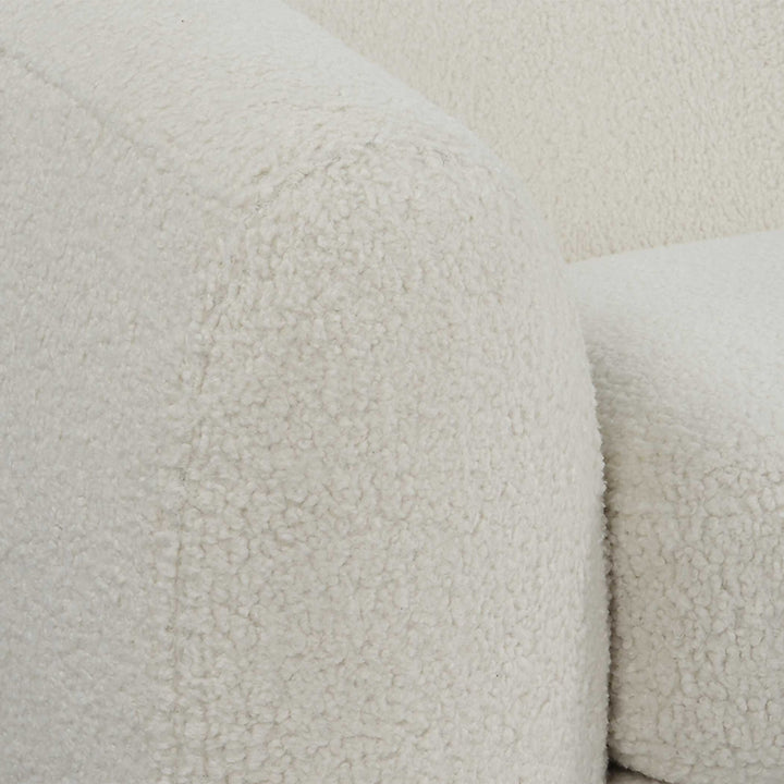 Capra - Art Deco White Sofa