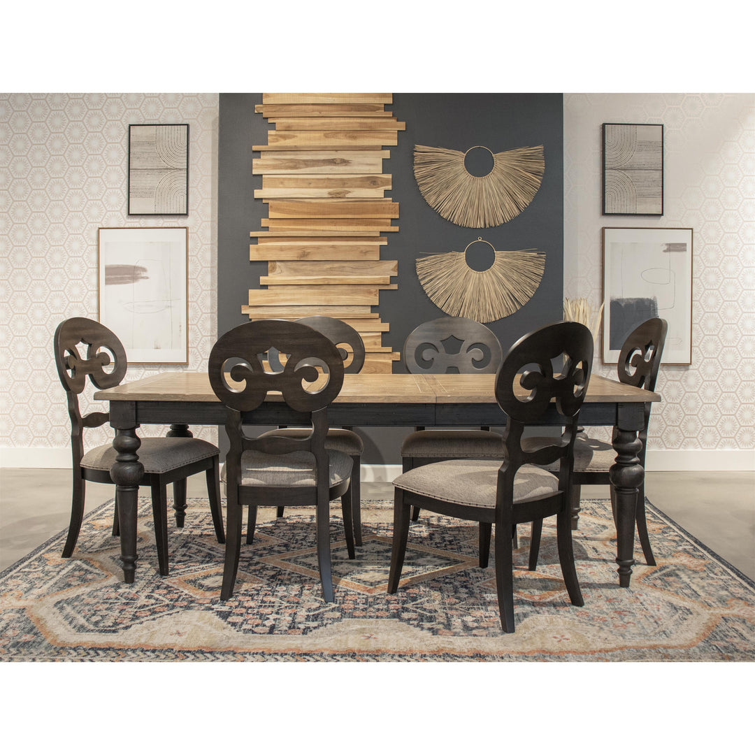 Mix-N-Match Chairs - Scroll Upholstered Side Chair (Set of 2)