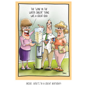 Wine in the Water Cooler | Humorous Birthday Card