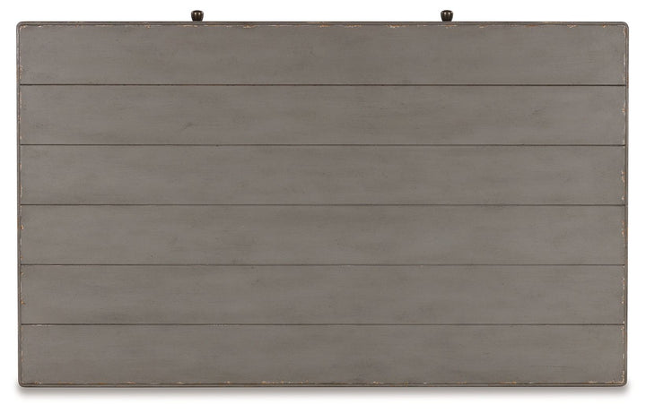 Charina - Antique Gray - Rectangular Cocktail Table
