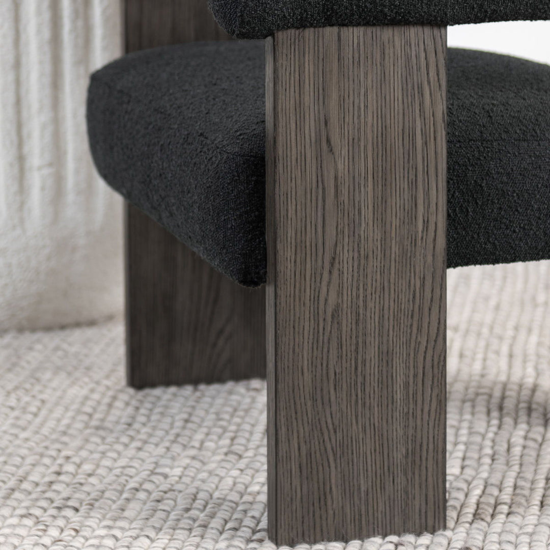 Julina - Upholstered Accent Chair - Charcoal