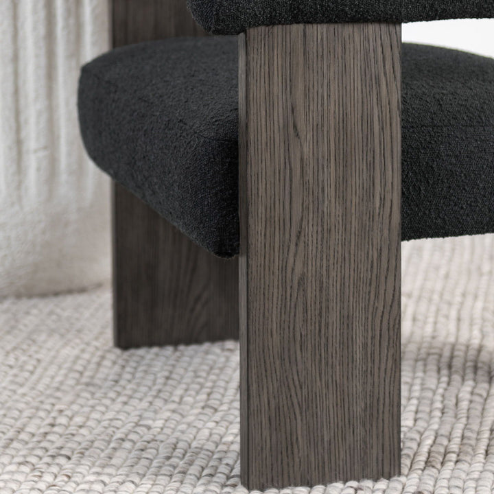 Julina - Upholstered Accent Chair - Charcoal