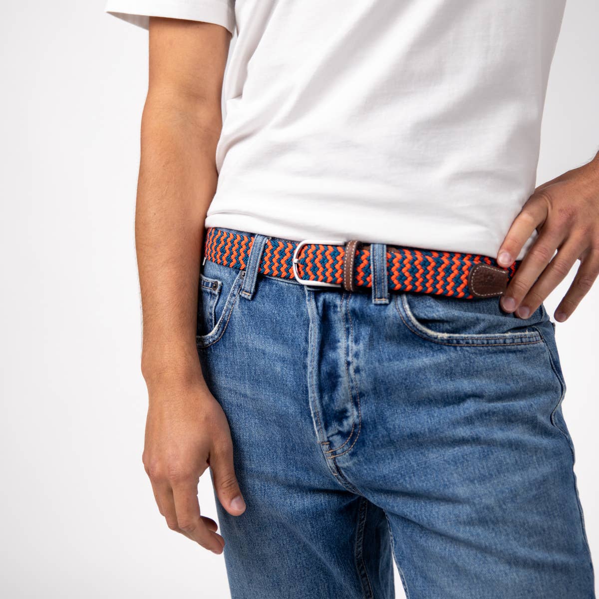 Elastic braided belt - Cambridge