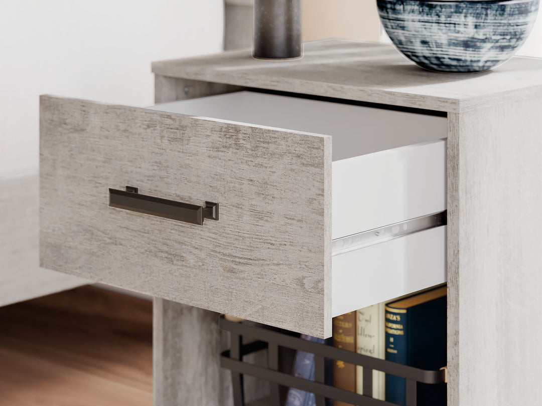 Shawburn - Gray - One Drawer Night Stand