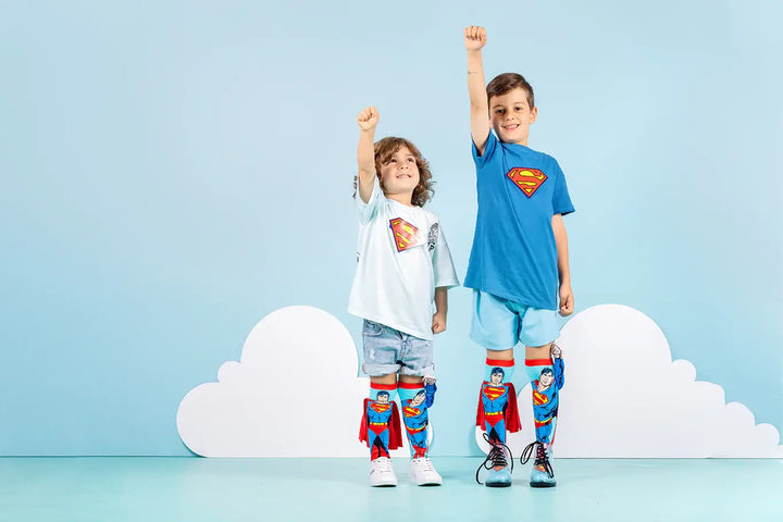 SUPERMAN SOCKS: Kids & Adults Age 6 - 99