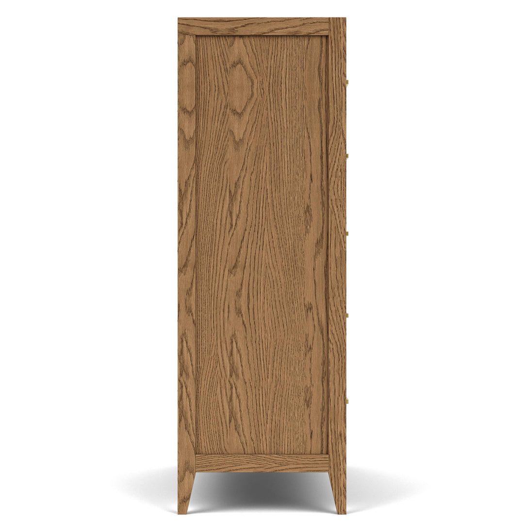 Halbrooke - Five Drawer Chest - Light Brown