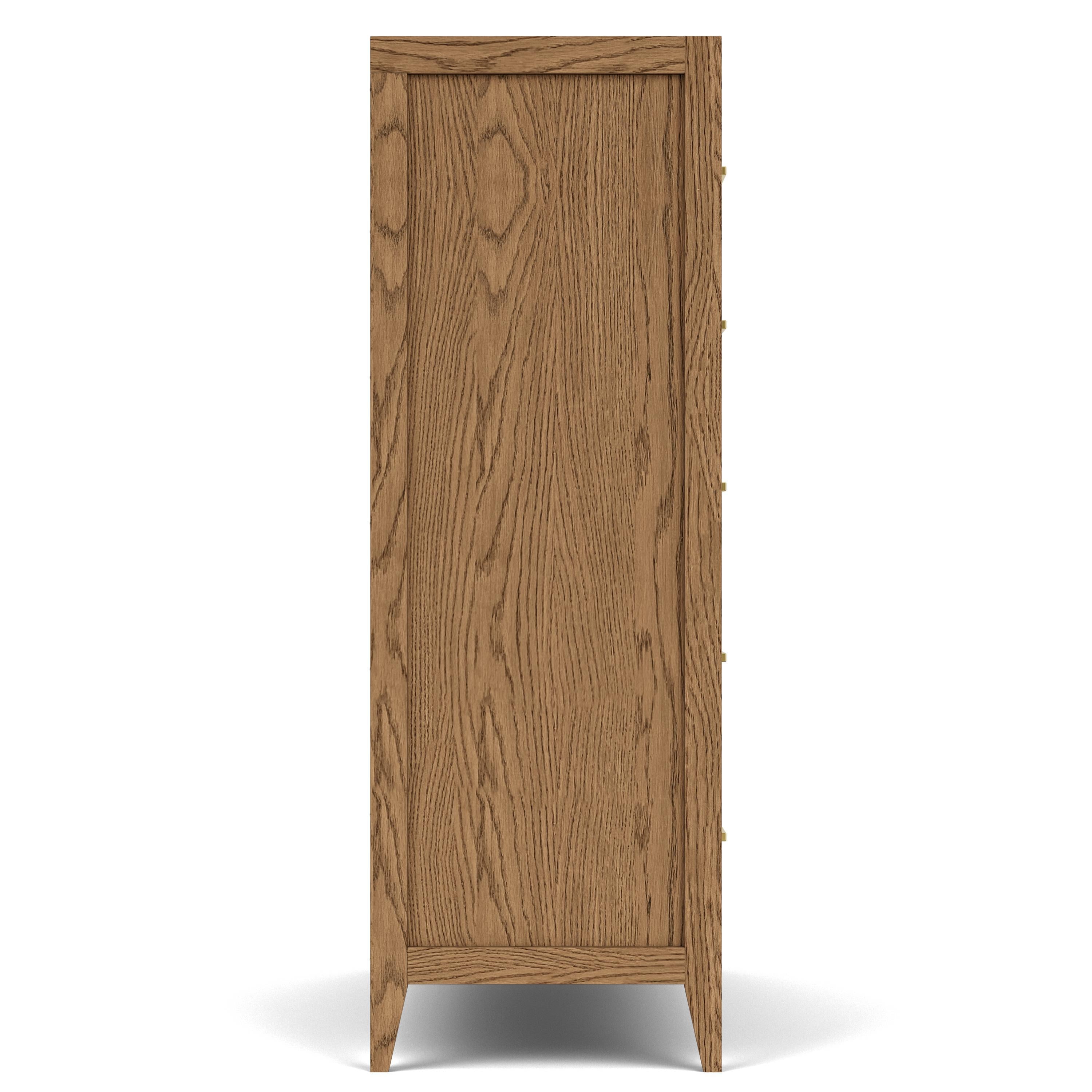 Halbrooke - 5 Drawer Chest - Light Brown
