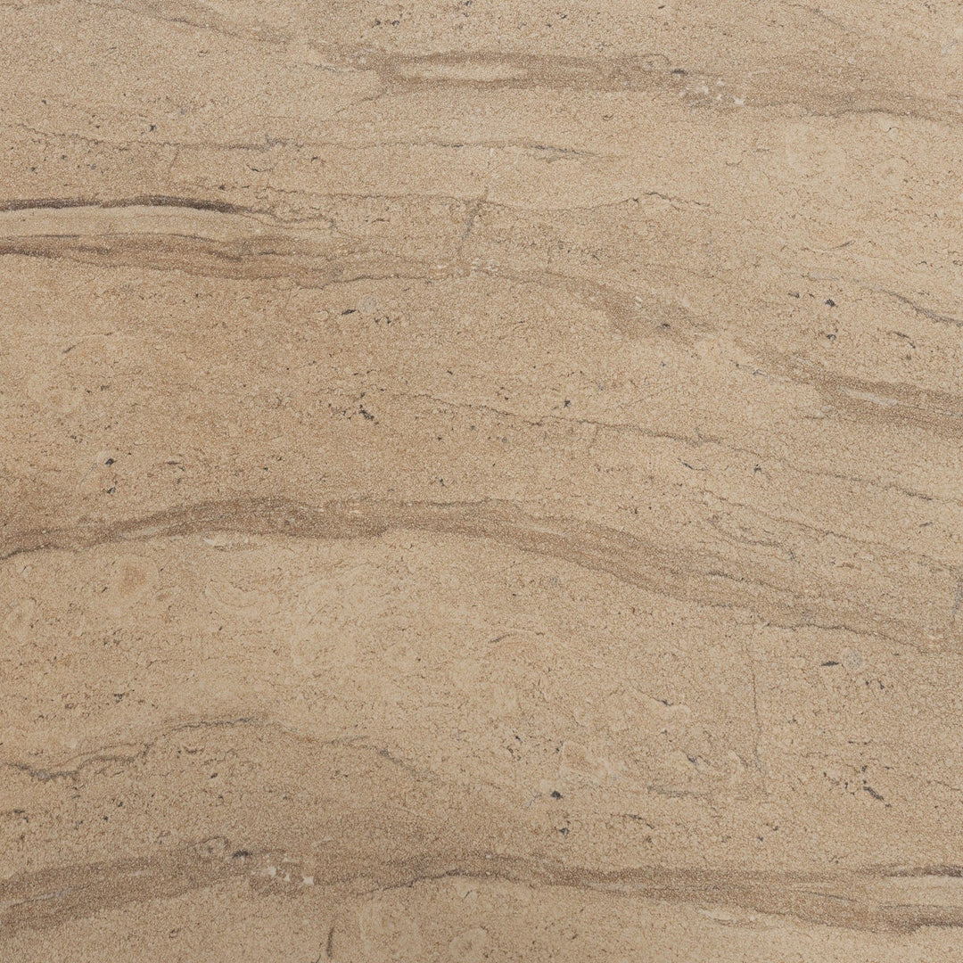 Niva - 47" Outdoor Round Dining Table - Beige