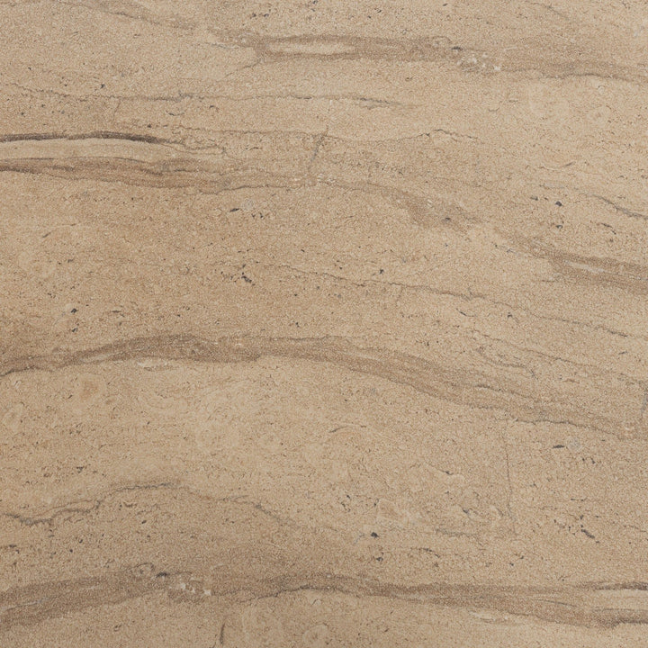 Niva - 47" Outdoor Round Dining Table - Beige