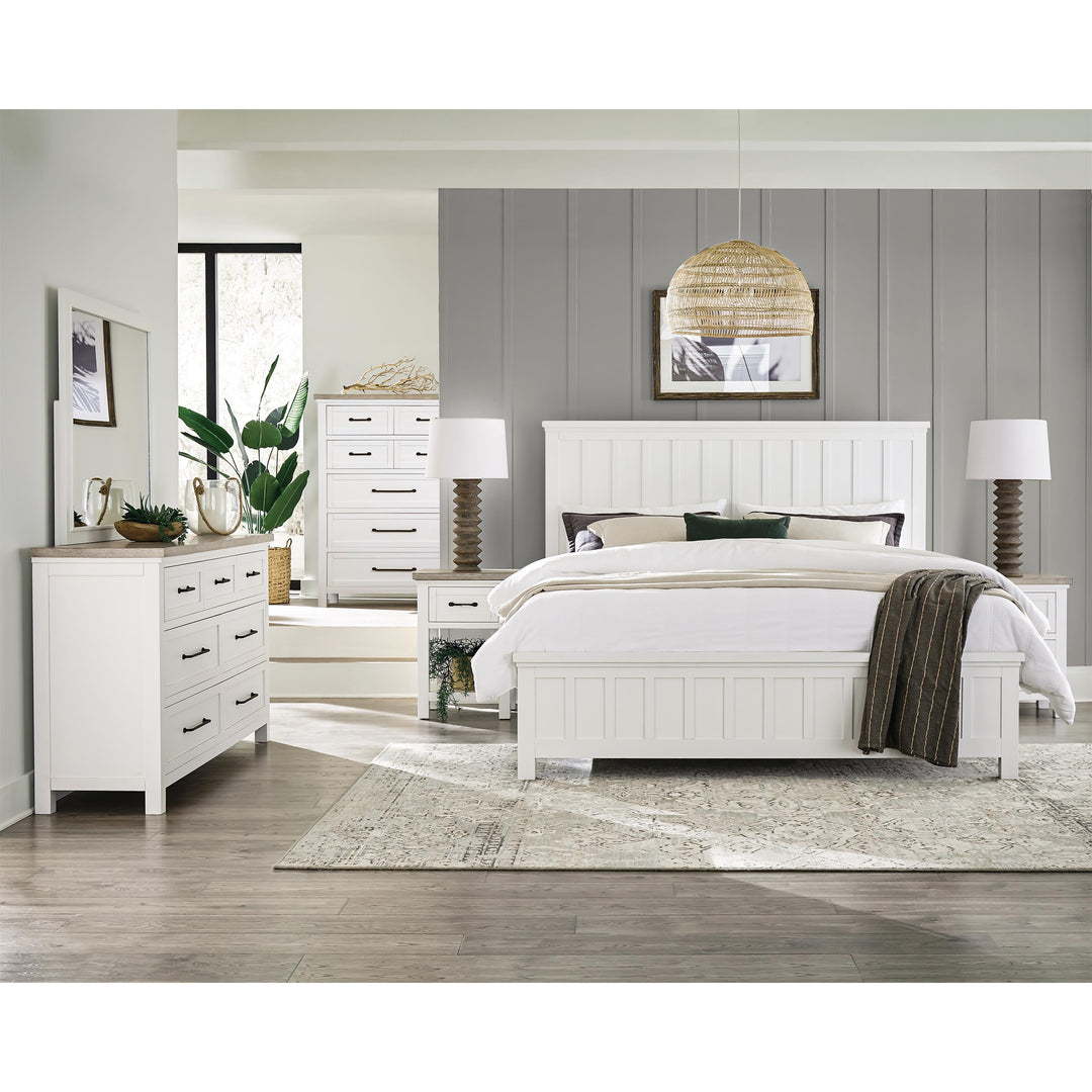 Cora - Two Drawer Nightstand - White
