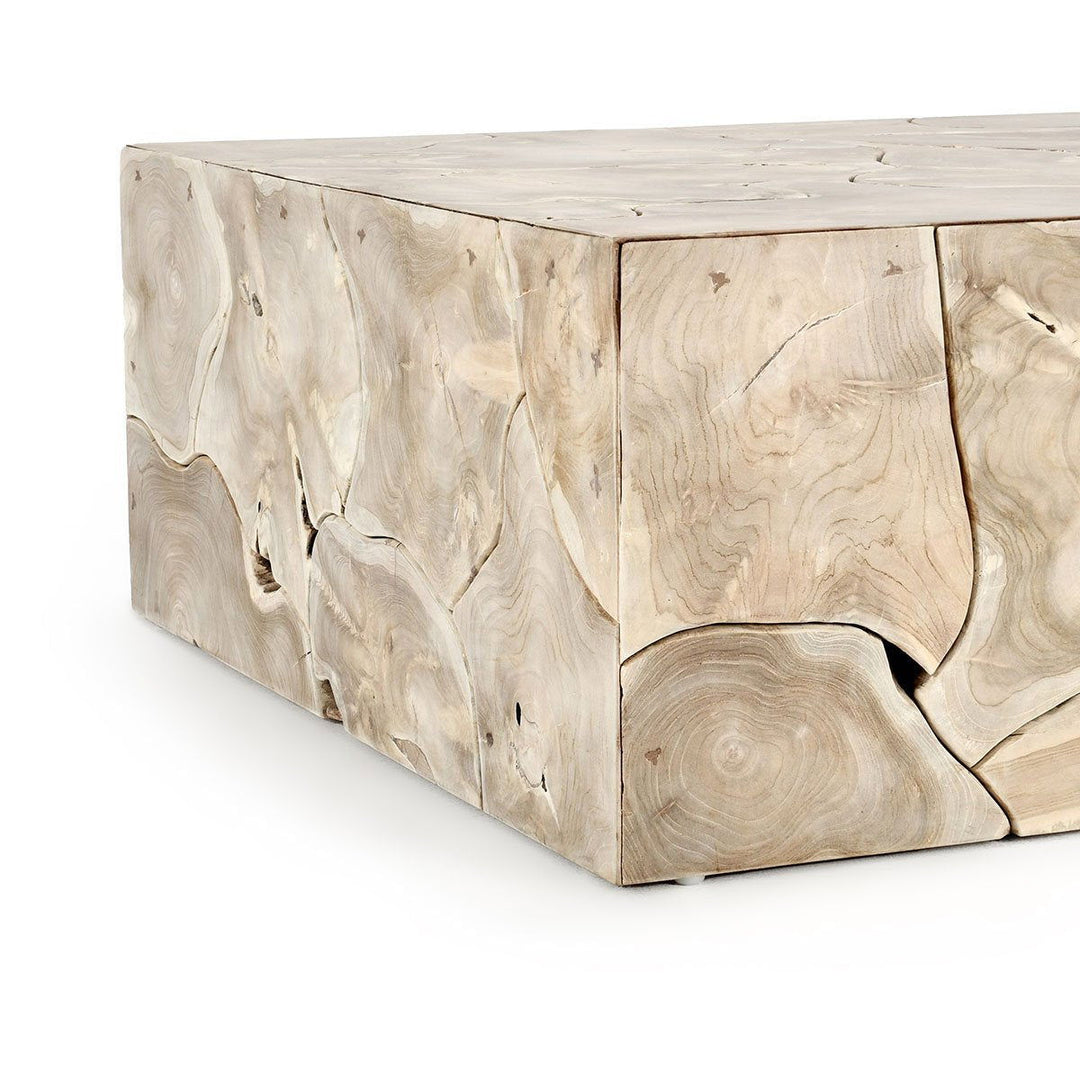 Sorrento - Square Coffee Table - Bleached