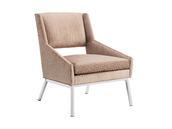 Kitano - Amani Chair With Polised Chrome Base