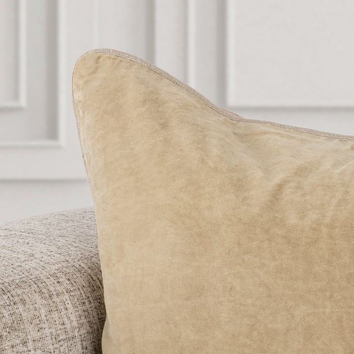 Heirloom - 16" x 36" SLD Velvet Pillow - Wheat