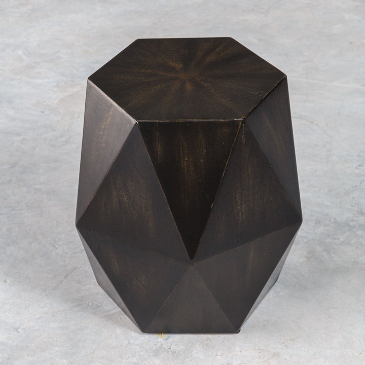 Volker - Black Geometric Accent Table