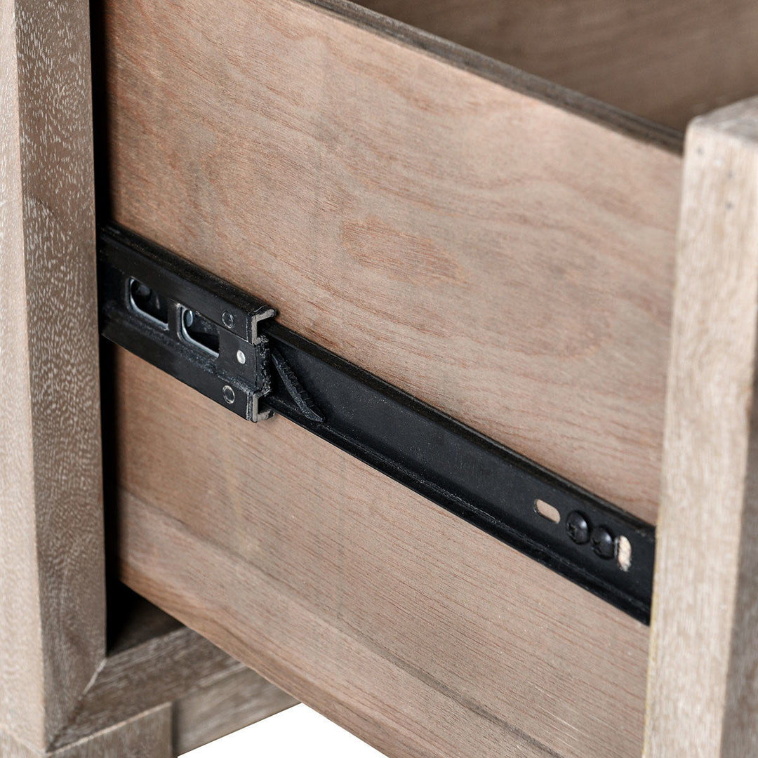 Jensen - 2 Door 1 Drawer Tall Cabinet - Taupe