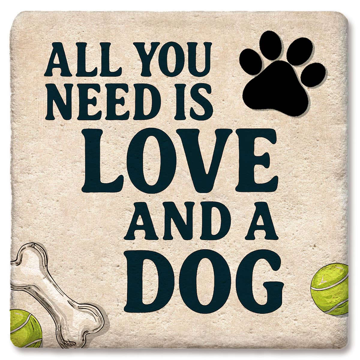 Coaster Pets Love And A Dog: Limestone